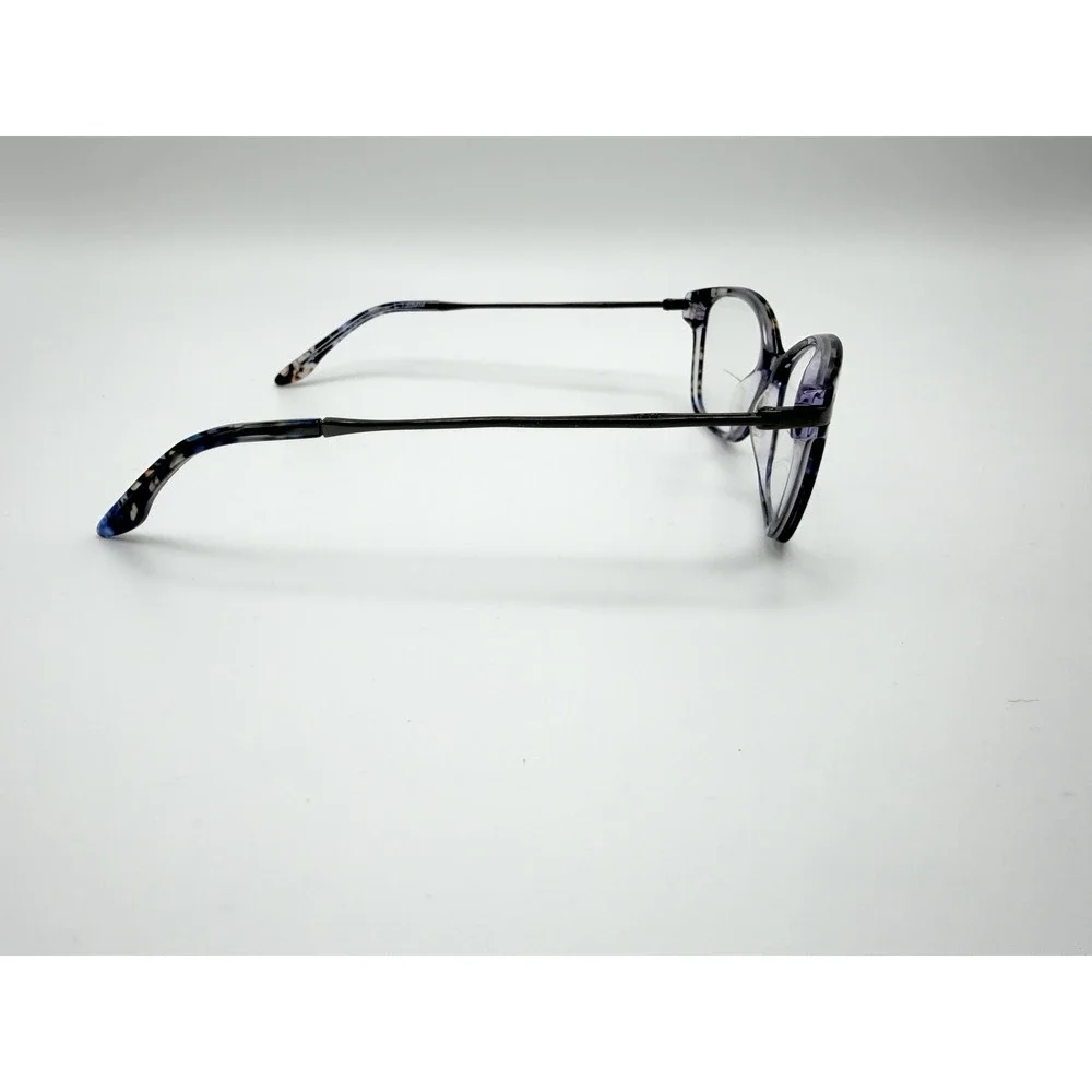 BCBGeneration Blue Floral Cat Eye Full Rim Eyeglasses Frames Only 50-15-130